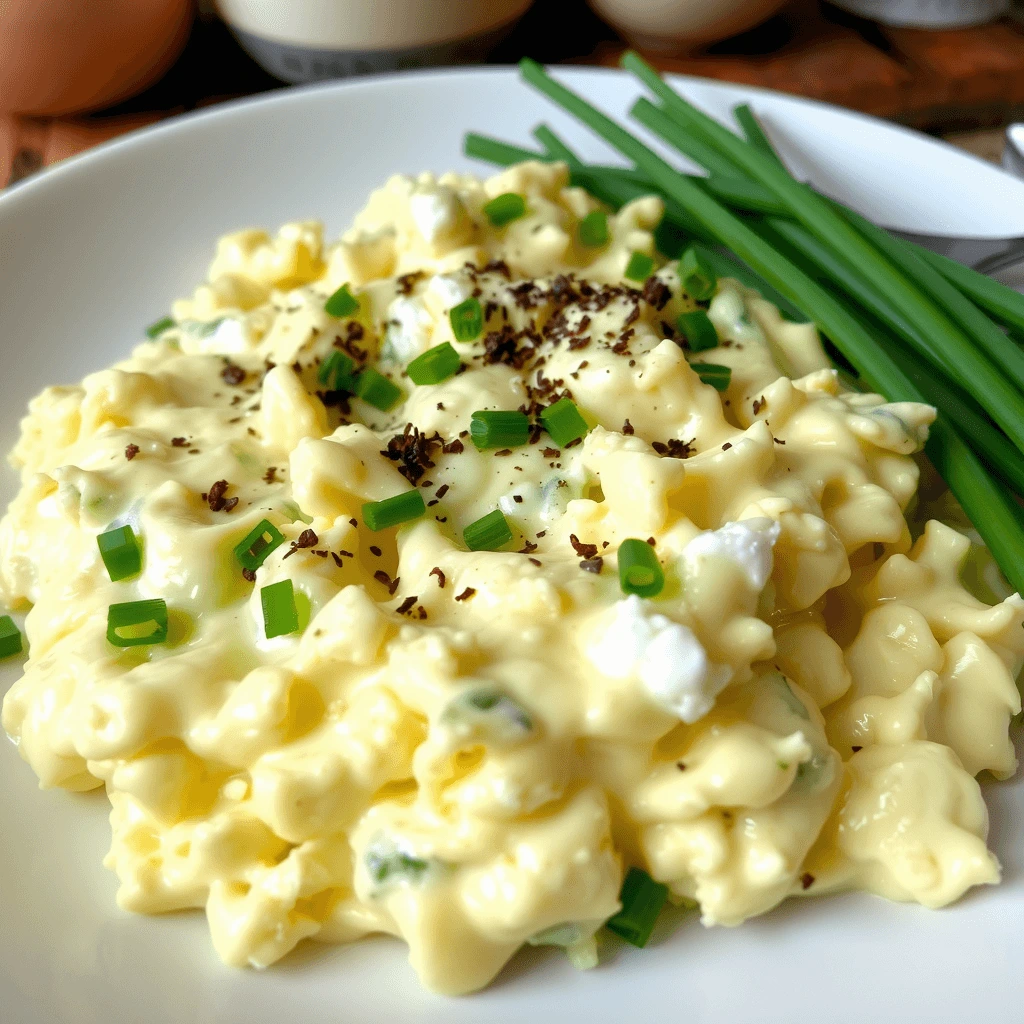 Soft and creamy cottage cheese scrambled eggs served on a plate with a side of toast.