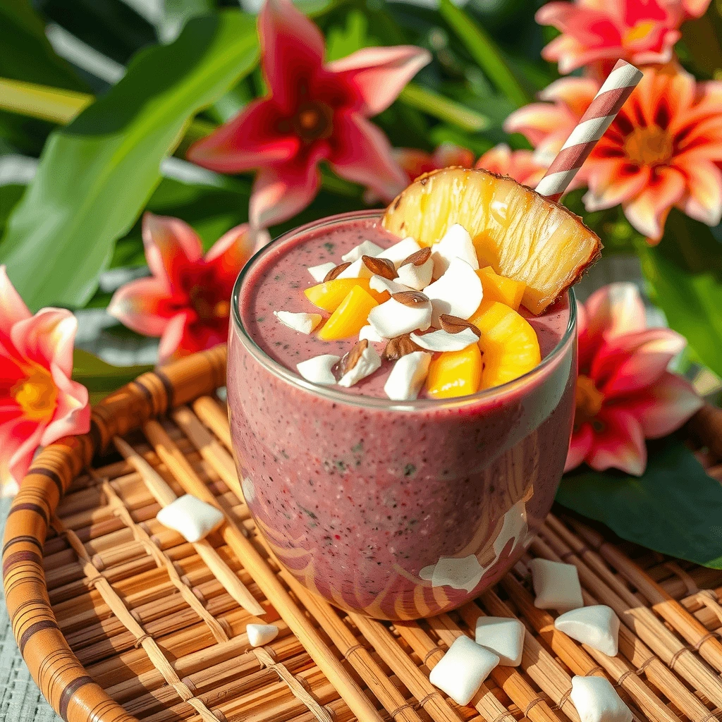 Tropical Smoothie Acai Bowl