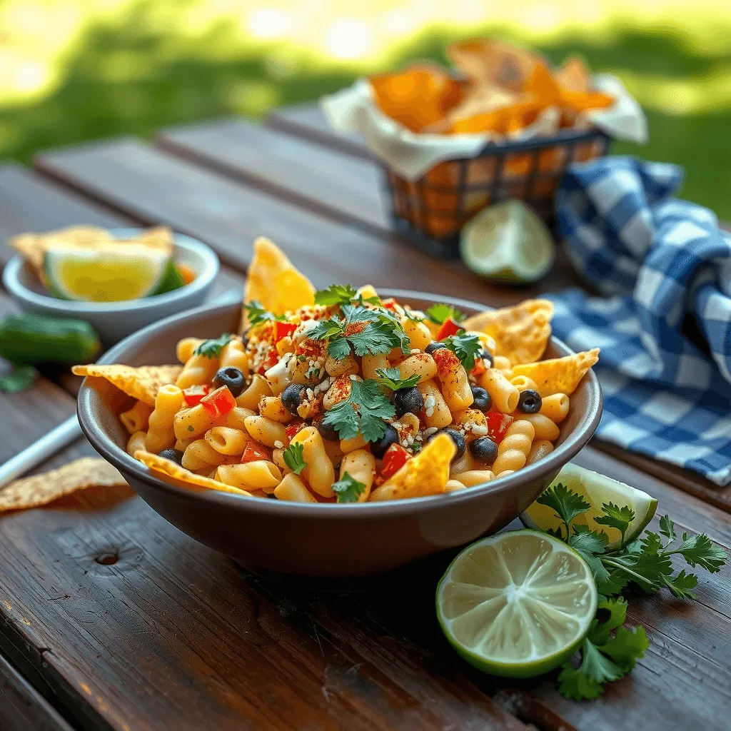 mexican street corn pasta salad
