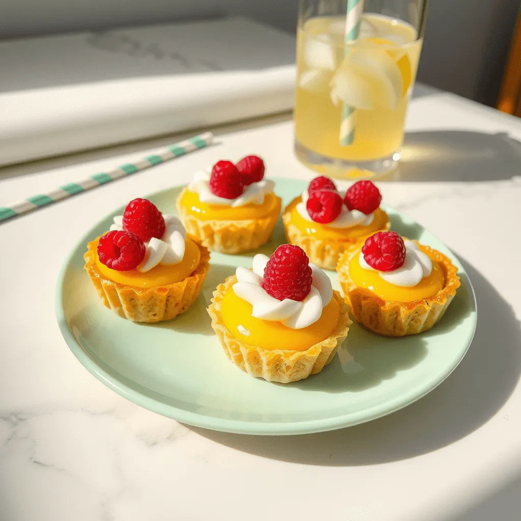 Mini Lemon Tarts 