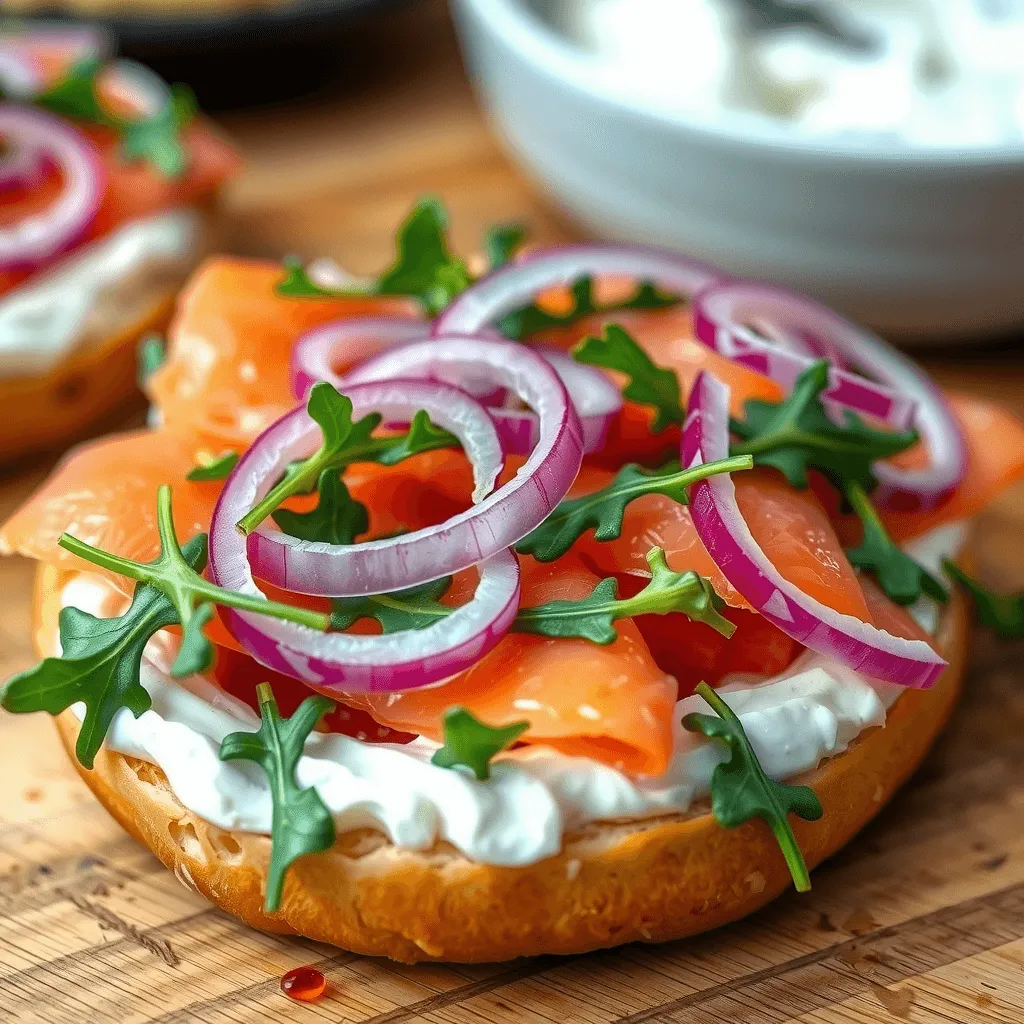 Smoked Salmon Bagel