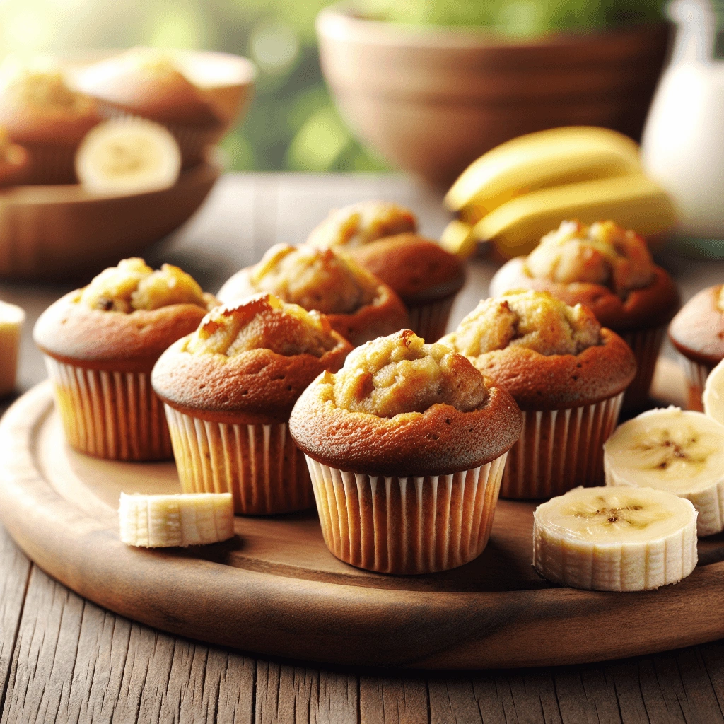 Banana Bread Mini Muffins