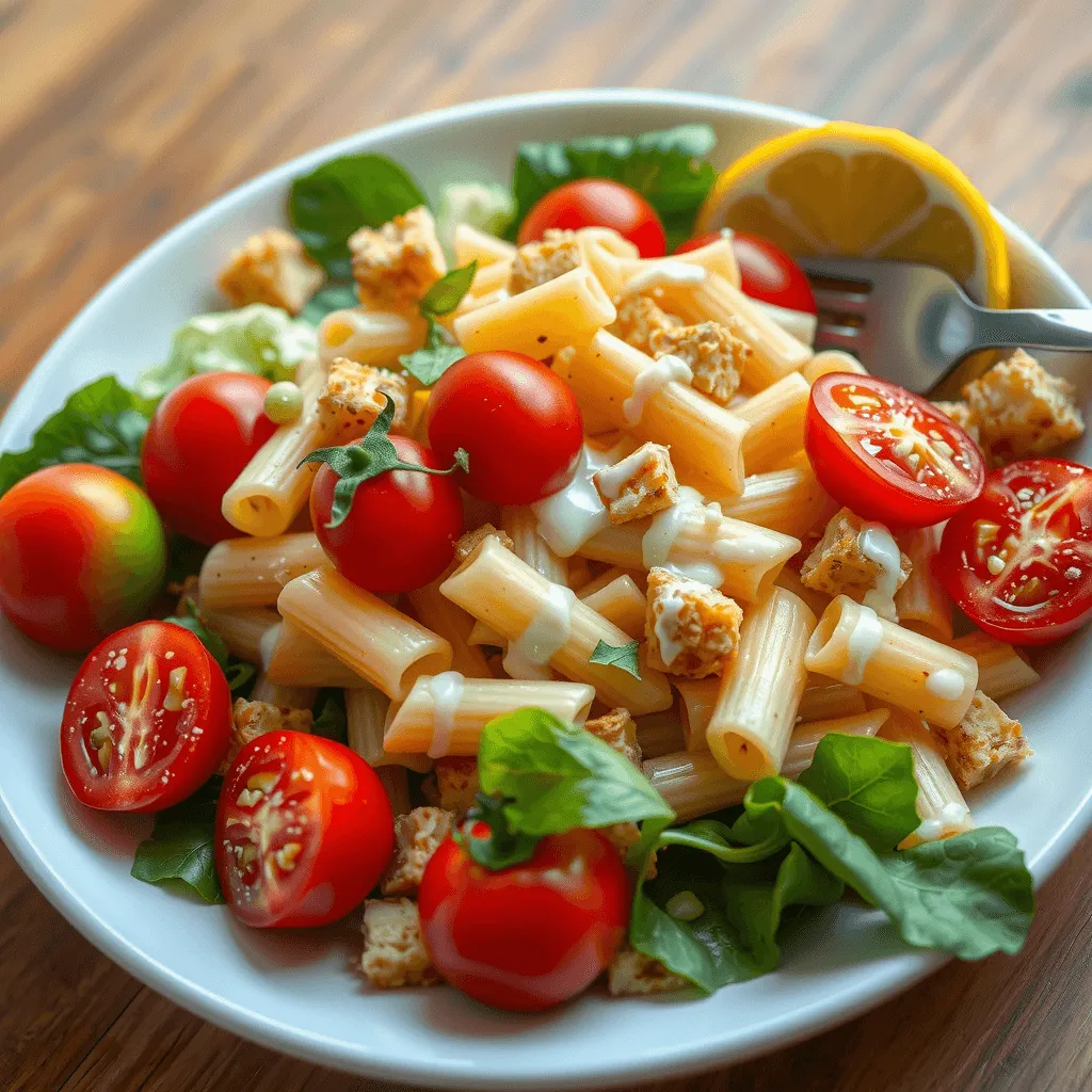 caesar pasta salad