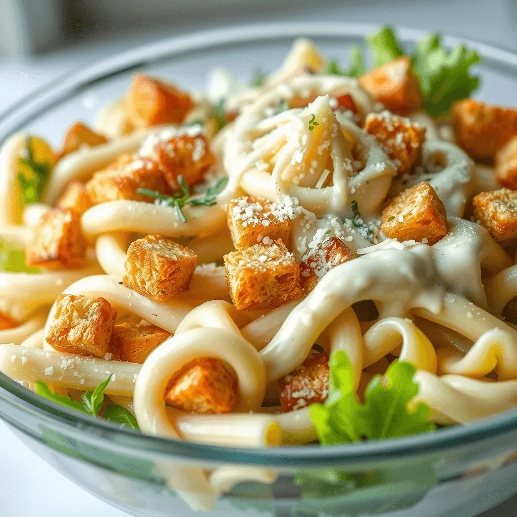 caesar pasta salad