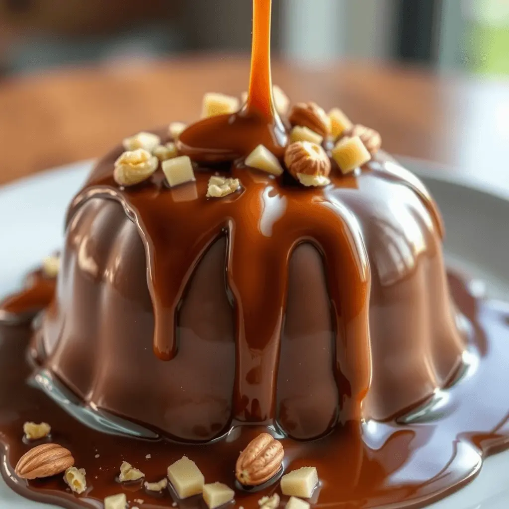 chocolate panna cotta
