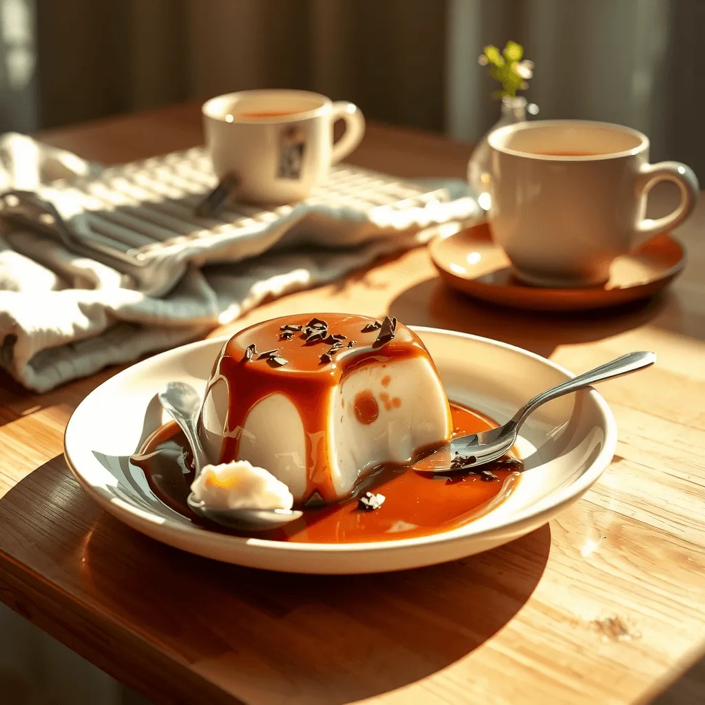 coffee panna cotta