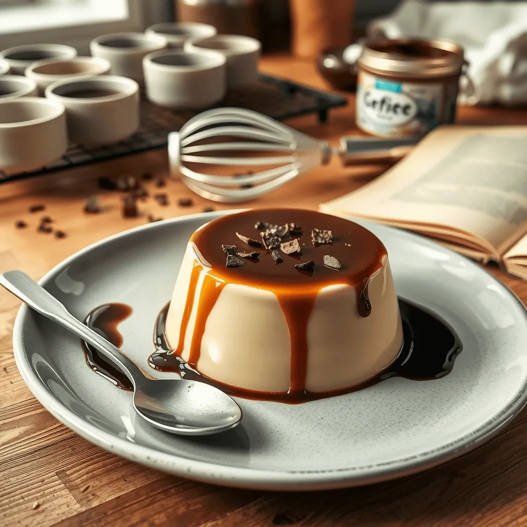 coffee panna cotta