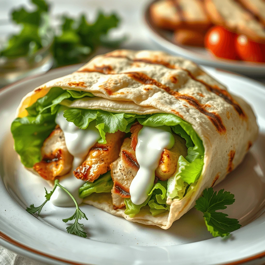 Grilled Chicken Caesar Wrap