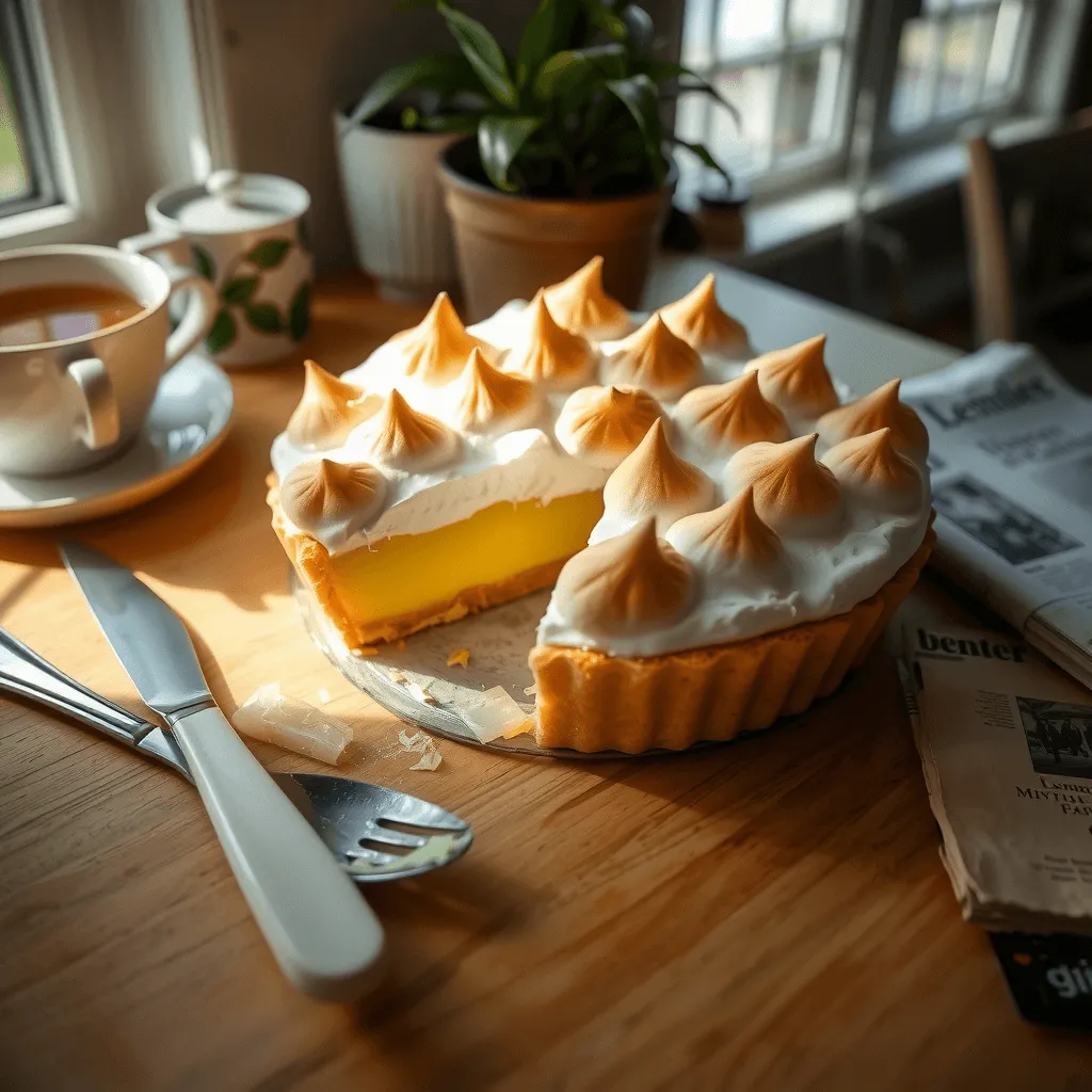 lemon meringue tart​