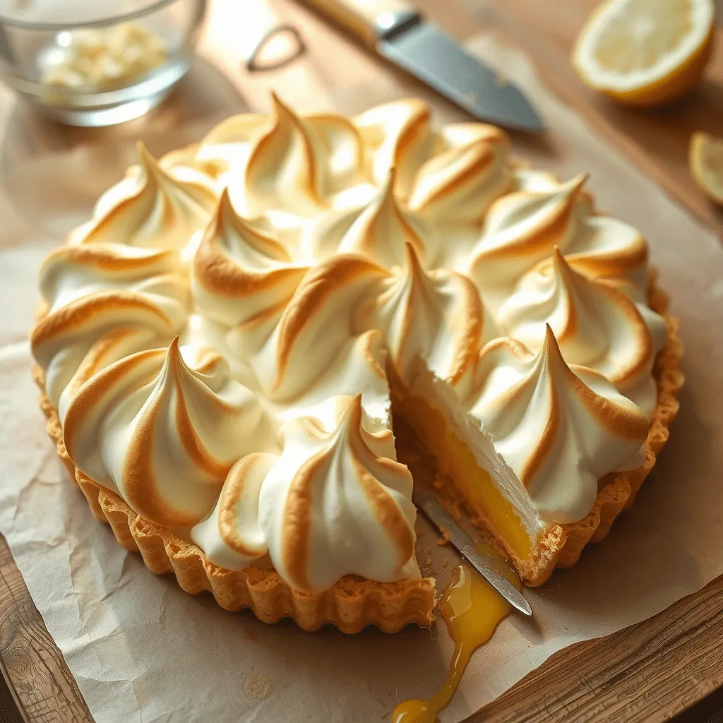 lemon meringue tart​ 