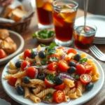 Italian bow tie pasta salad