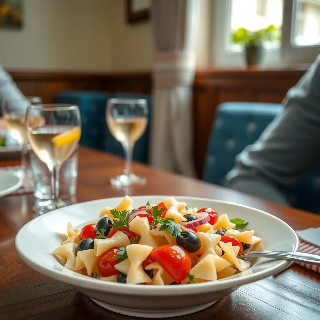 Italian bow tie pasta salad