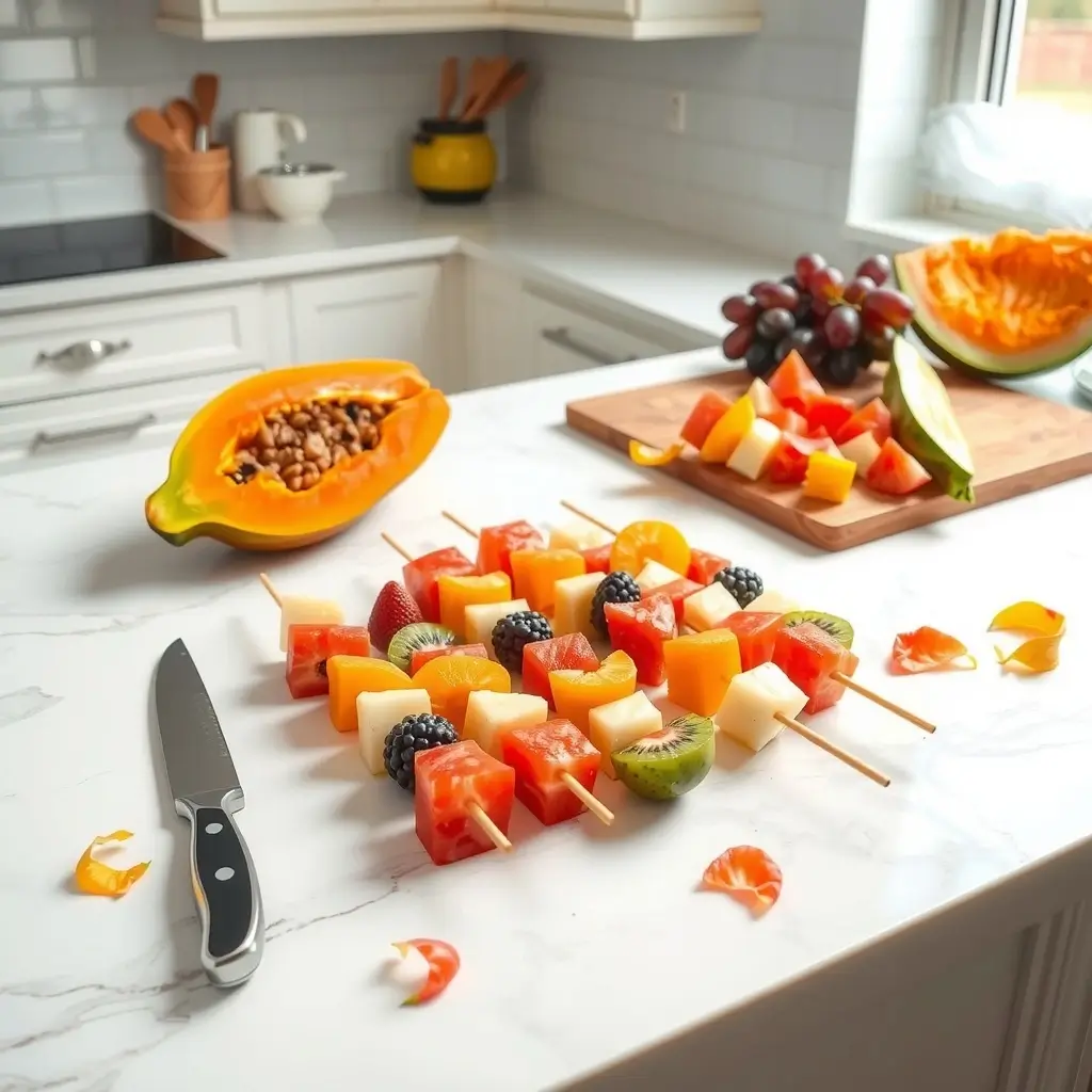 fruit skewers