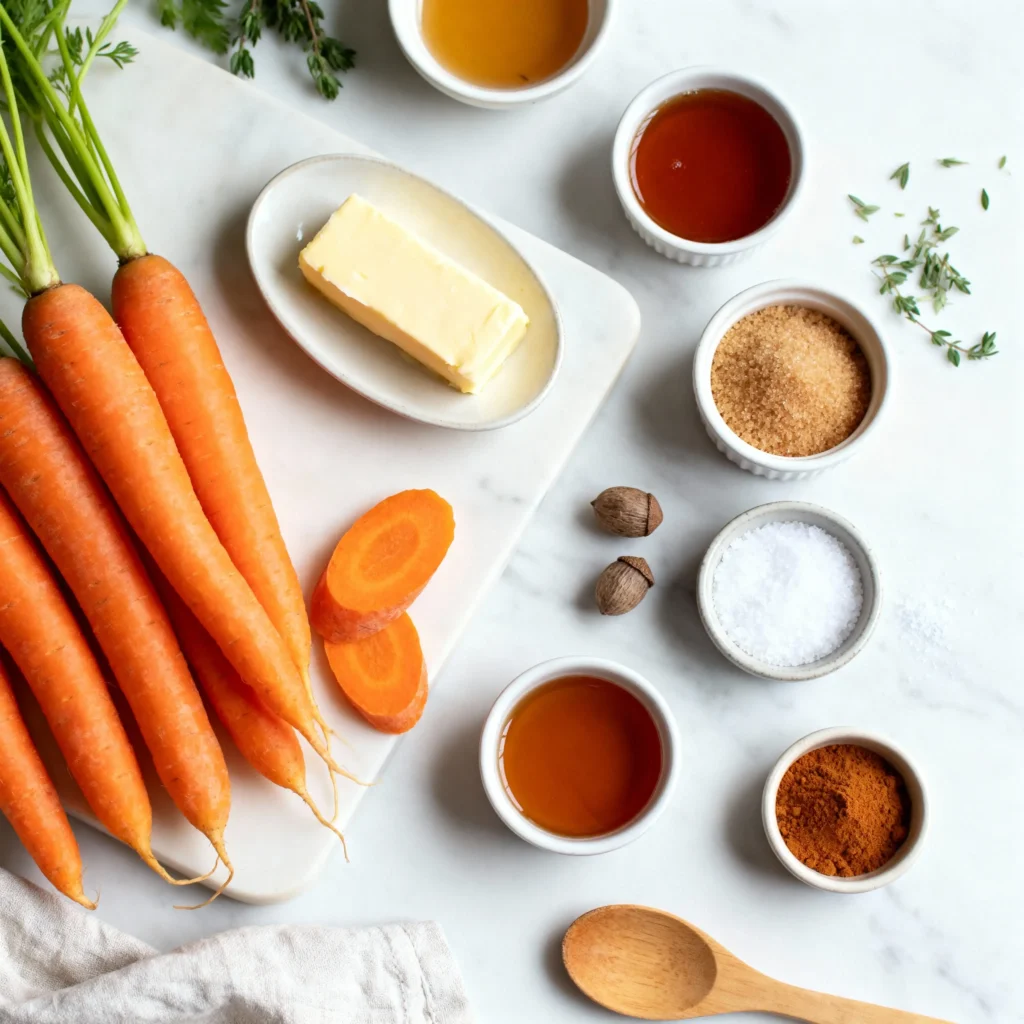 maple glazed carrots​
