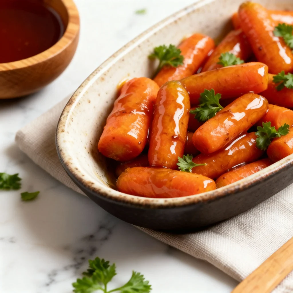 maple glazed carrots​
