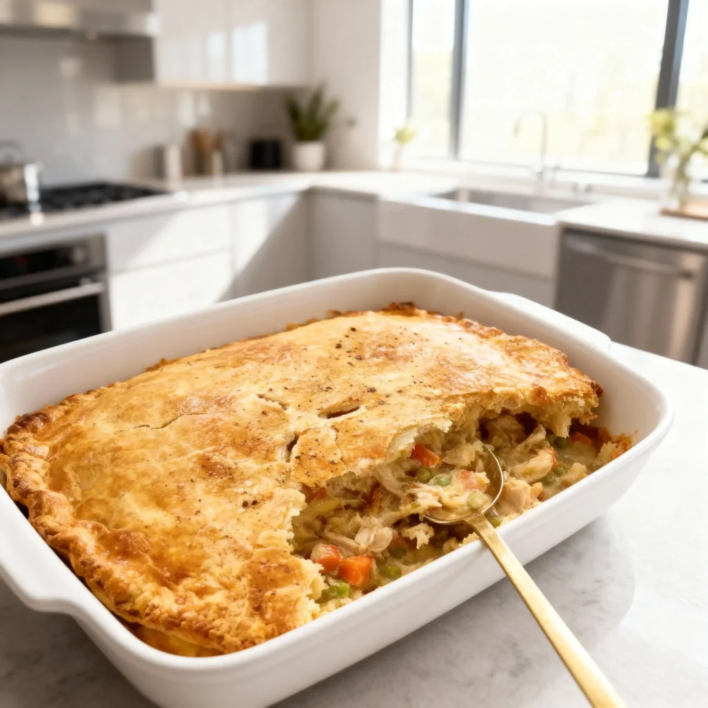 chicken pot pie casserole​